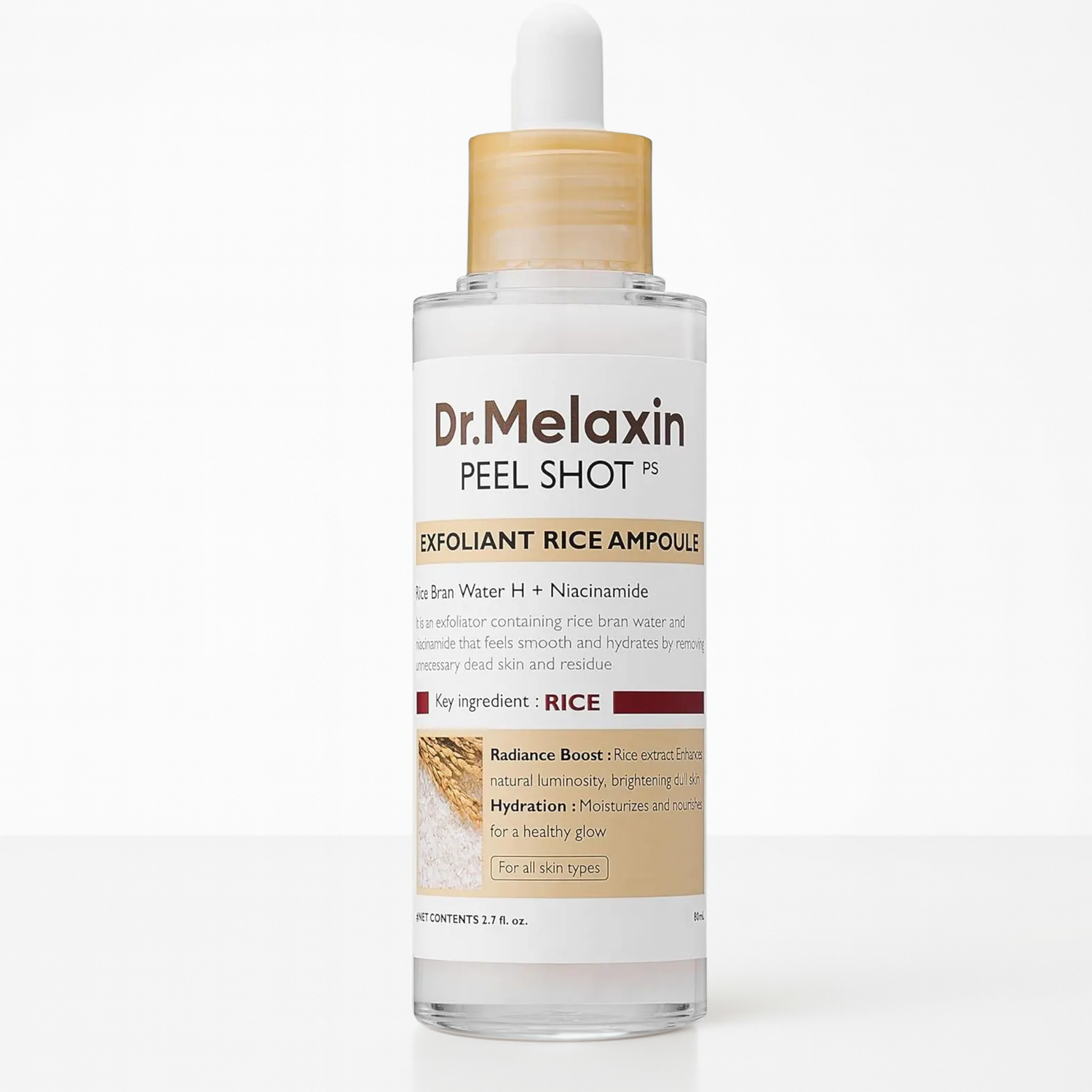 Sérum Riz Blanc – Exfoliant & Éclat