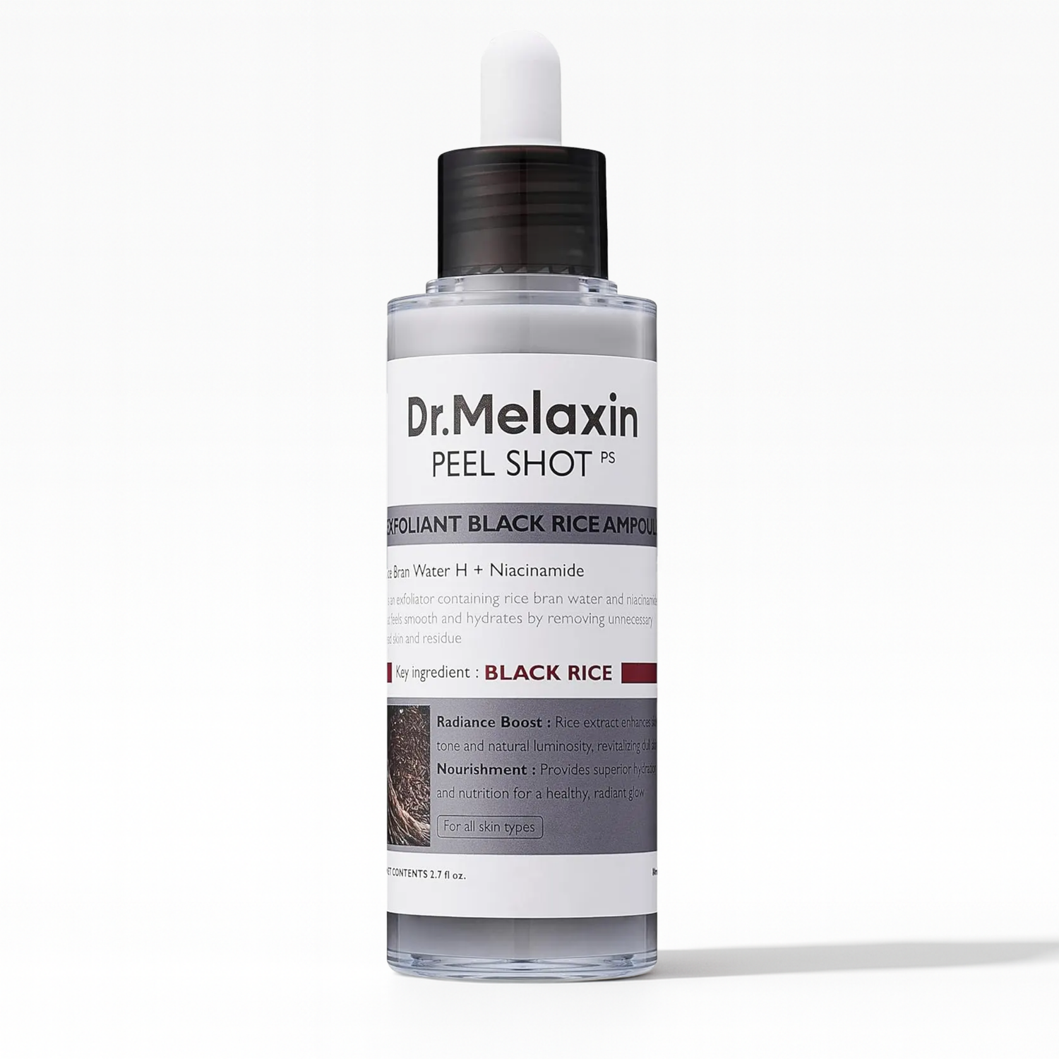 Sérum Riz Noir – Purifiant & Revitalisant