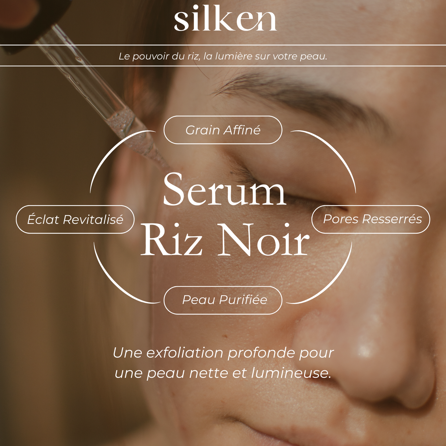 Sérum Riz Noir – Purifiant & Revitalisant